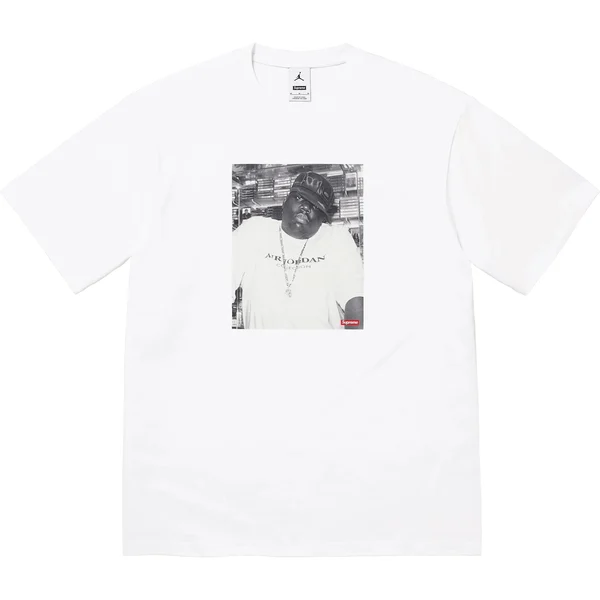 Supreme Jordan Biggie S/S Top - White (front)