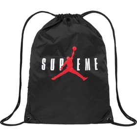 Supreme Jordan Drawstring Bag Black