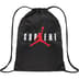 Supreme Jordan Drawstring Bag - Black (front)