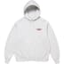 Supreme Jordan Hooded Sweatshirt - Ash Grey (front)