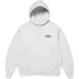 Supreme Jordan Hooded Sweatshirt - Ash Grey (front)