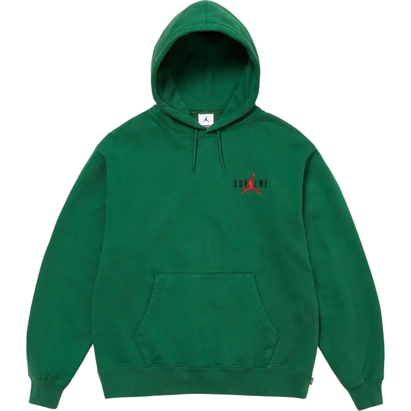 Supreme Jordan Hooded Sweatshirt - Green (front)