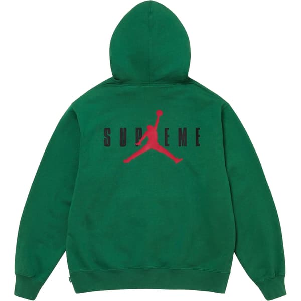 Supreme Jordan Hooded Sweatshirt - Green (front)