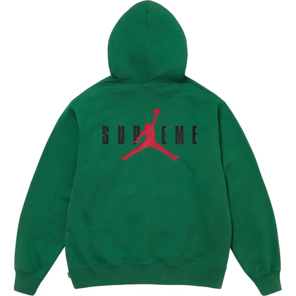 Supreme Jordan Hooded Sweatshirt - Green (front)