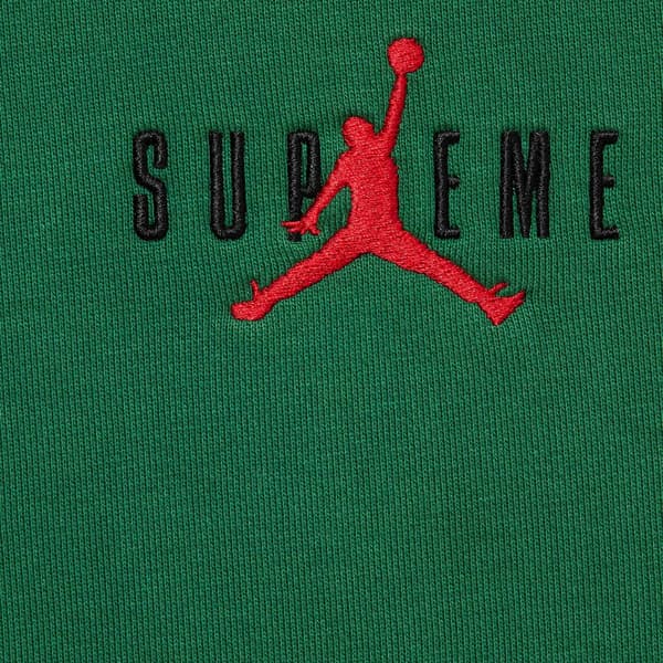 Supreme Jordan Hooded Sweatshirt - Green (front)