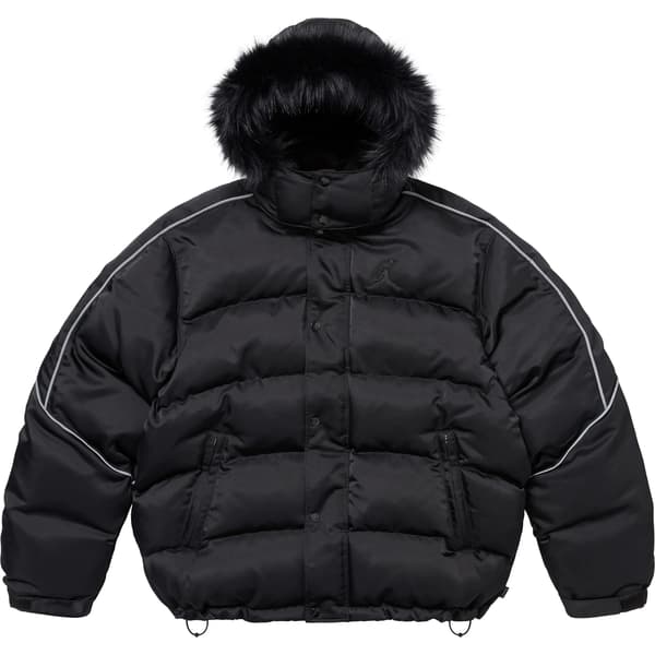 Supreme Jordan Puffer Jacket - Black (front)