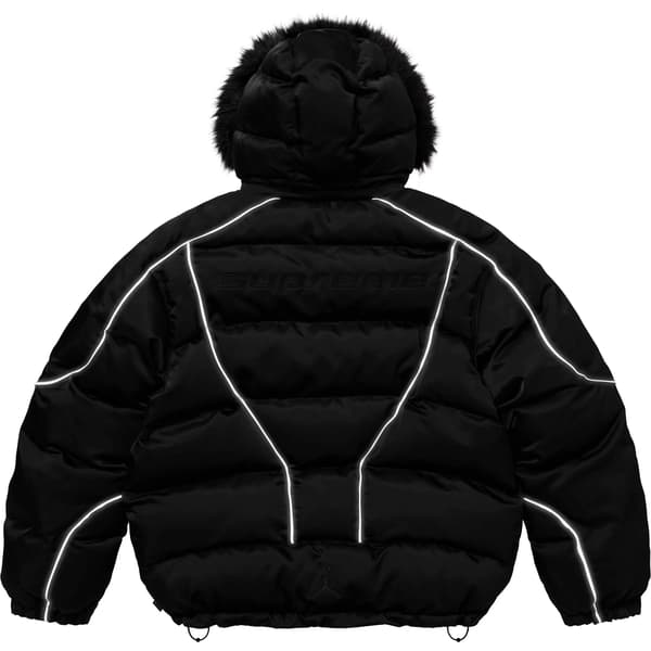 Supreme Jordan Puffer Jacket - Black (front)