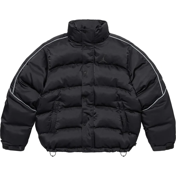 Supreme Jordan Puffer Jacket - Black (front)