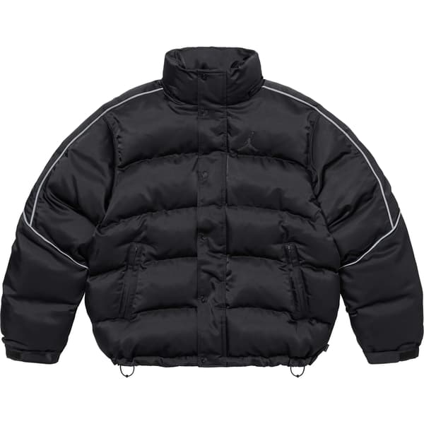 Supreme Jordan Puffer Jacket - Black (front)