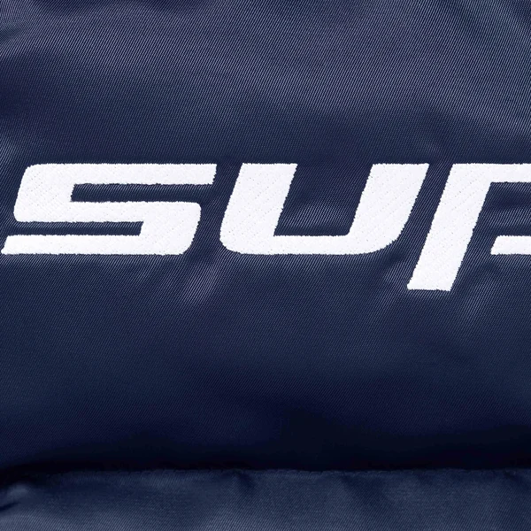 Supreme Jordan Puffer Jacket - Navy (front)