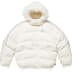 Supreme Jordan Puffer Jacket - White (front)