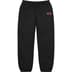 Supreme Jordan Sweatpant - Black (front)