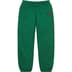 Supreme Jordan Sweatpant - Green (front)