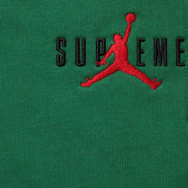 Supreme Jordan Sweatpant - Green (front)