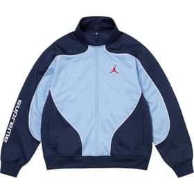 Supreme Jordan Tricot Track Jacket Light Blue