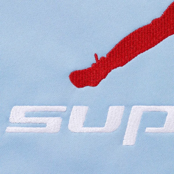 Supreme Jordan Tricot Track Jacket - Light Blue (front)