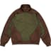 Supreme Jordan Tricot Track Jacket - Olive (front)
