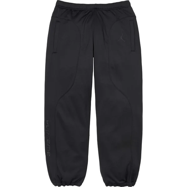 Supreme Jordan Tricot Track Pant - Black (front)