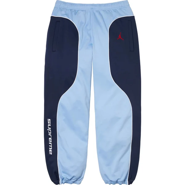 Supreme Jordan Tricot Track Pant - Light Blue (front)