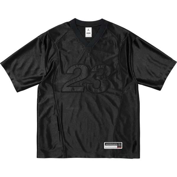 Supreme Jordan Warm Up Jersey - Black (front)