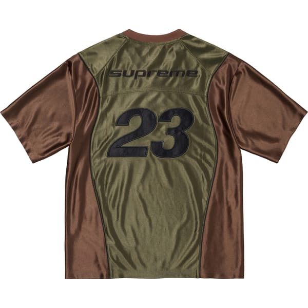 Supreme Jordan Warm Up Jersey - Olive (front)