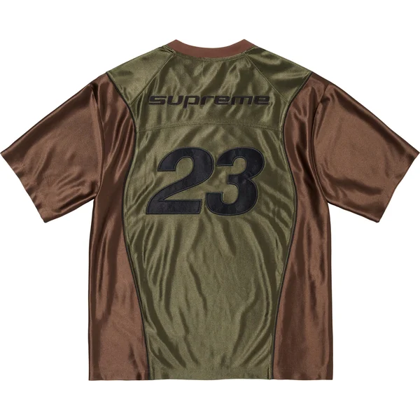 Supreme Jordan Warm Up Jersey - Olive (front)