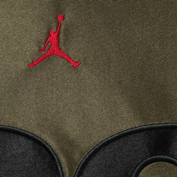 Supreme Jordan Warm Up Jersey - Olive (front)