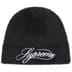 Supreme Kangol Furgora Script Beanie - Black (front)