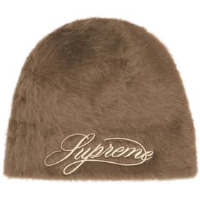 Supreme Kangol Furgora Script Beanie Brown