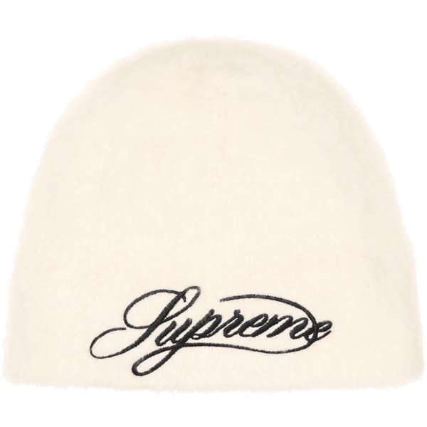 Supreme Kangol Furgora Script Beanie - Ivory (front)