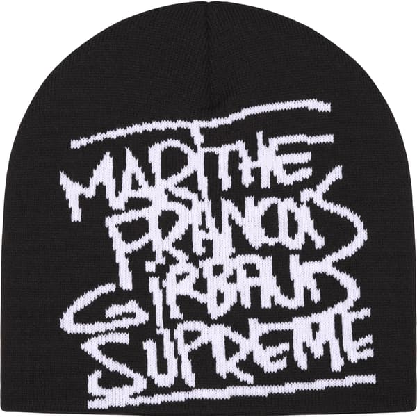 Supreme Marithé + François Girbaud Beanie - Black (front)