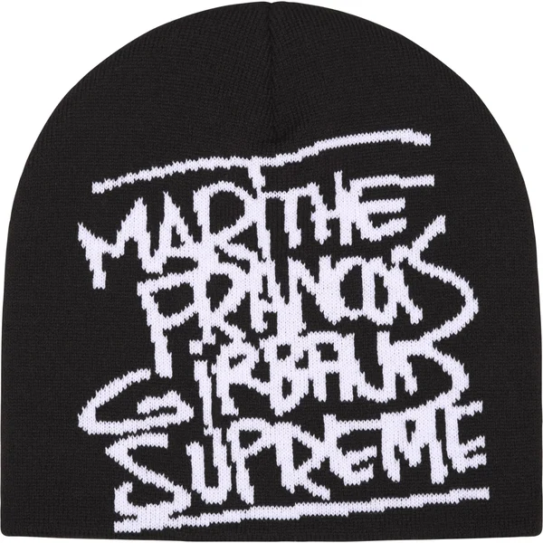 Supreme Marithé + François Girbaud Beanie - Black (front)