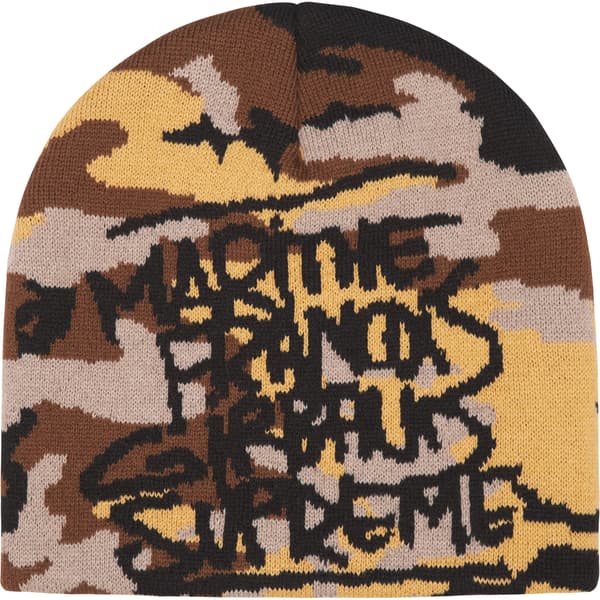 Supreme Marithé + François Girbaud Beanie - Camo (front)