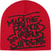Supreme Marithé + François Girbaud Beanie - Red (front)