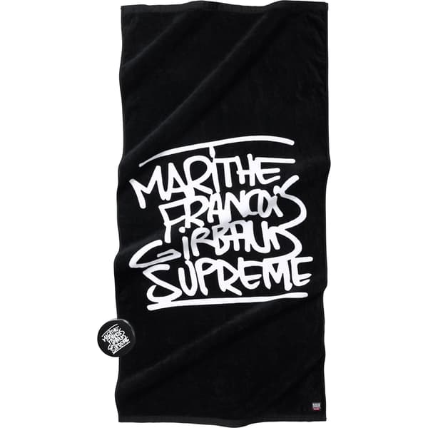 Supreme Marithé + François Girbaud Compressed Towel - Black (front)