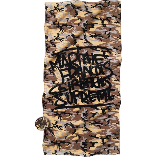 Supreme Marithé + François Girbaud Compressed Towel - Camo (front)