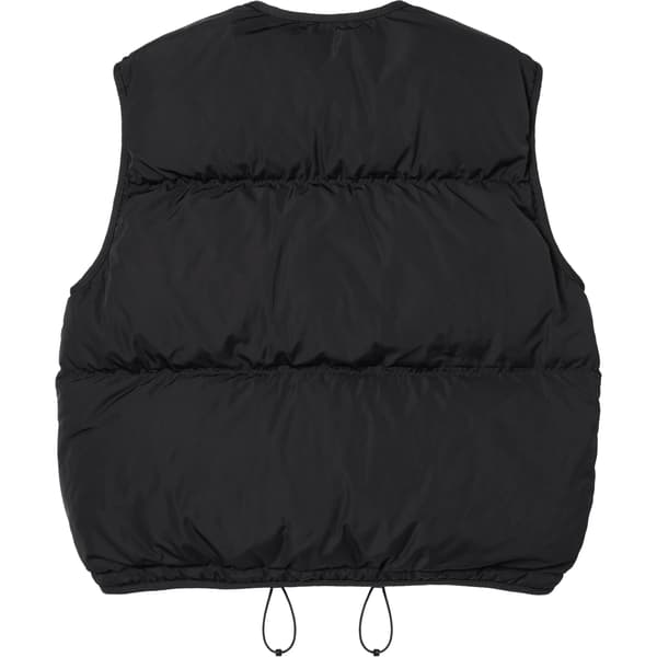 Supreme Marithé + François Girbaud Down Puffer Vest - Black (front)