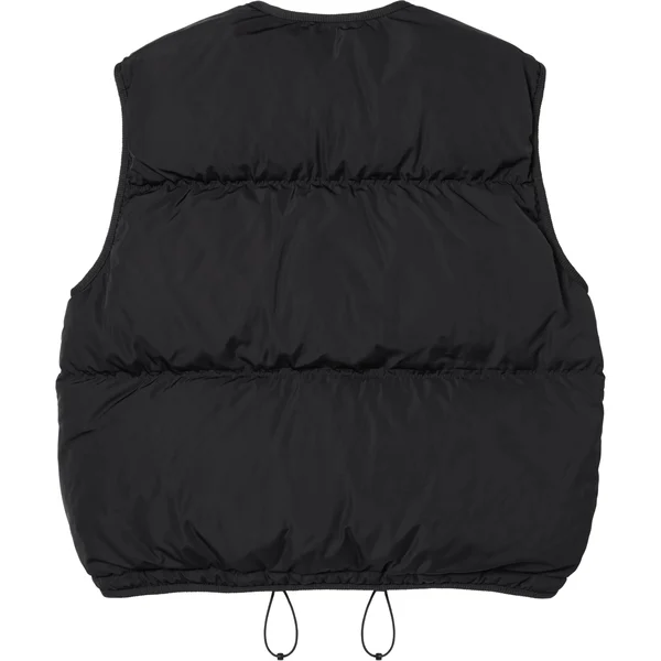 Supreme Marithé + François Girbaud Down Puffer Vest - Black (front)
