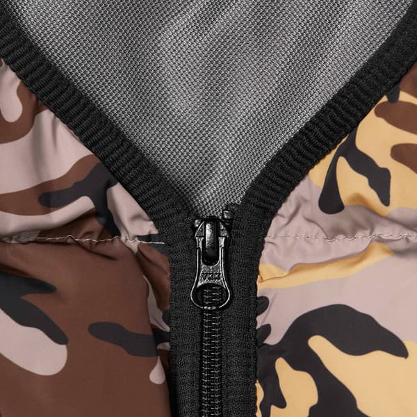 Supreme Marithé + François Girbaud Down Puffer Vest - Camo (front)