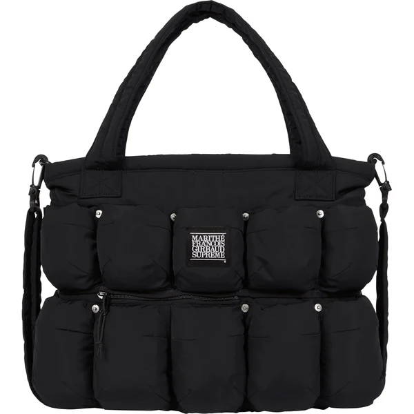 Supreme Marithé + François Girbaud Pokachu Puffer Tote Bag - Black (front)