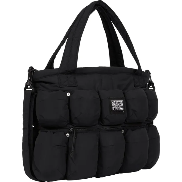 Supreme Marithé + François Girbaud Pokachu Puffer Tote Bag - Black (front)