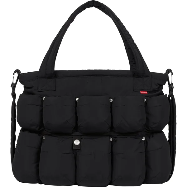 Supreme Marithé + François Girbaud Pokachu Puffer Tote Bag - Black (front)