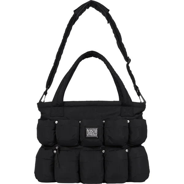Supreme Marithé + François Girbaud Pokachu Puffer Tote Bag - Black (front)