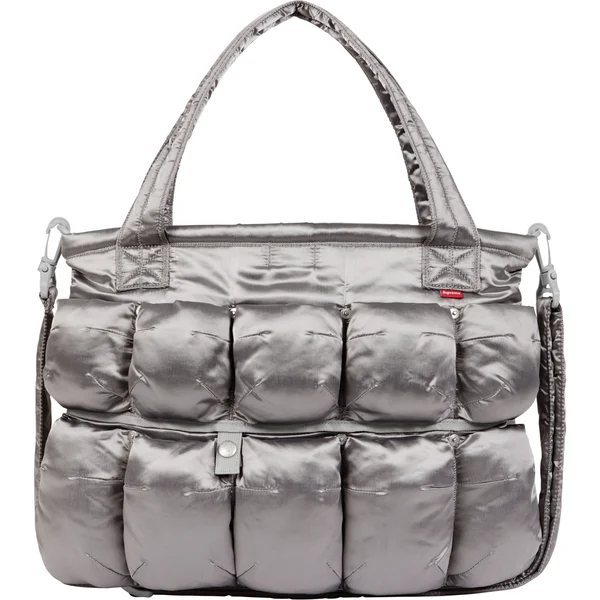 Supreme Marithé + François Girbaud Pokachu Puffer Tote Bag - Silver (front)