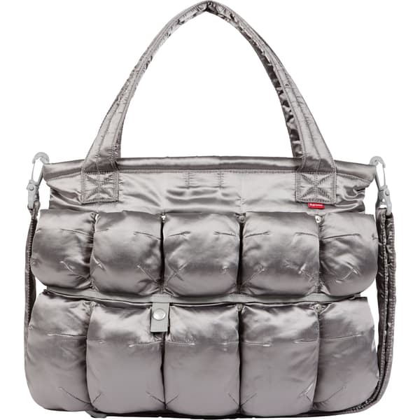 Supreme Marithé + François Girbaud Pokachu Puffer Tote Bag - Silver (front)