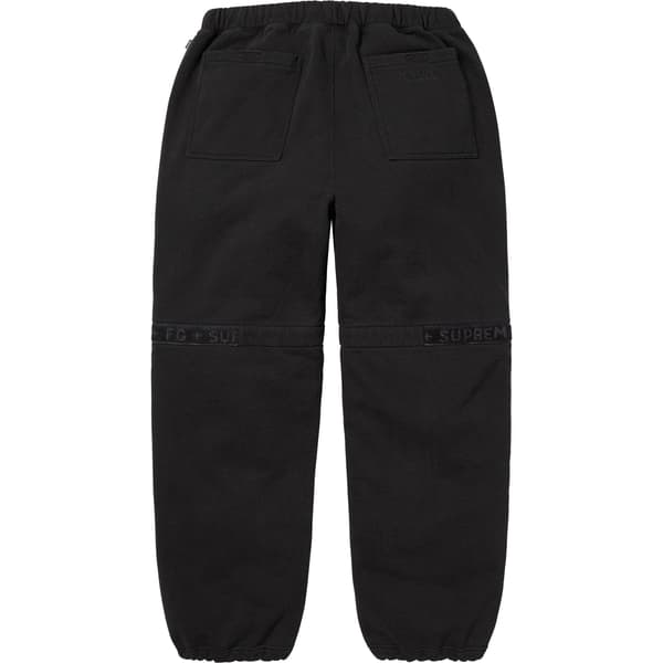 Supreme Marithé + François Girbaud Shuttle Tape Cargo Sweatpant - Black (front)