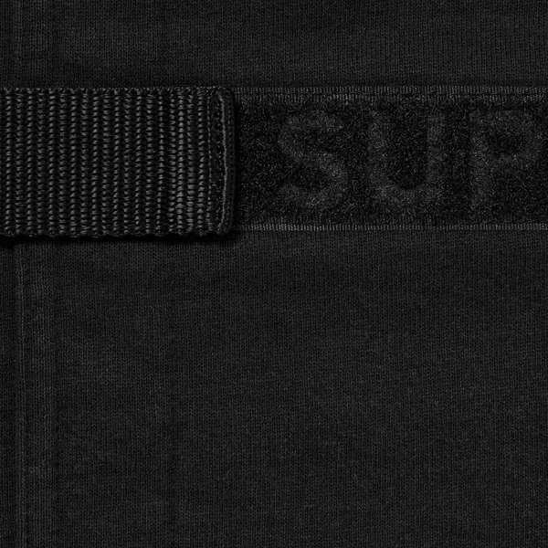 Supreme Marithé + François Girbaud Shuttle Tape Cargo Sweatpant - Black (front)