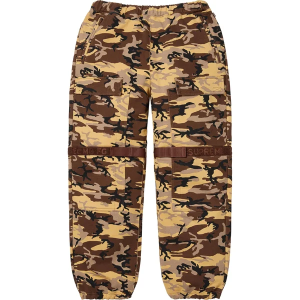 Supreme Marithé + François Girbaud Shuttle Tape Cargo Sweatpant - Camo (front)