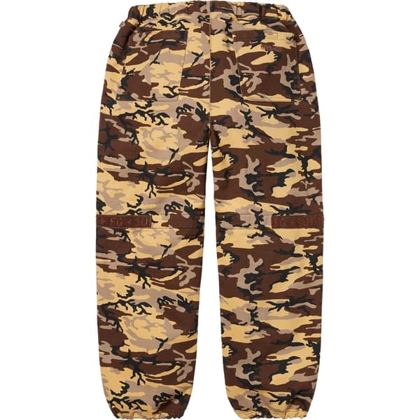 Supreme Marithé + François Girbaud Shuttle Tape Cargo Sweatpant - Camo (front)