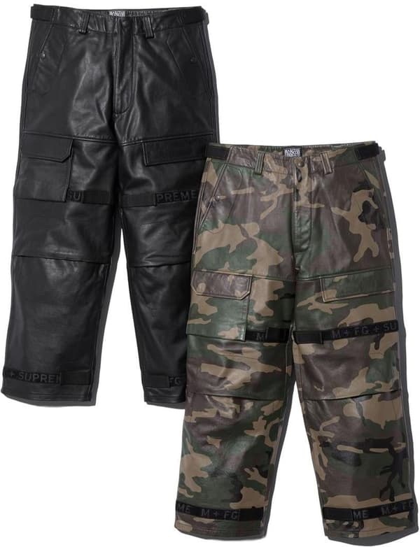 Supreme Marithé + François Girbaud Shuttle Tape Leather Cargo Pant - Product Image